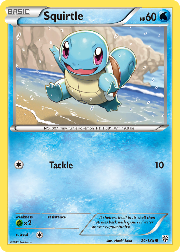 Squirtle 24/135 - Plasma Storm