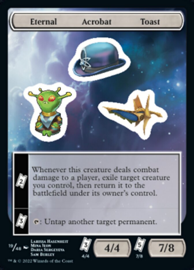 Eternal Acrobat Toast (UNF-019) - Unfinity Sticker Sheets