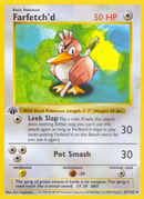 Farfetch'd - 27/102 - 1st Edition Base Set Shadowless - Uncommon