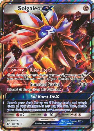 Solgaleo GX - 89/149 - Jumbo Cards Holofoil