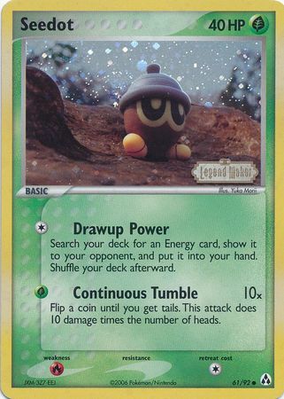 Seedot 61/92 - Legend Maker Reverse Holofoil