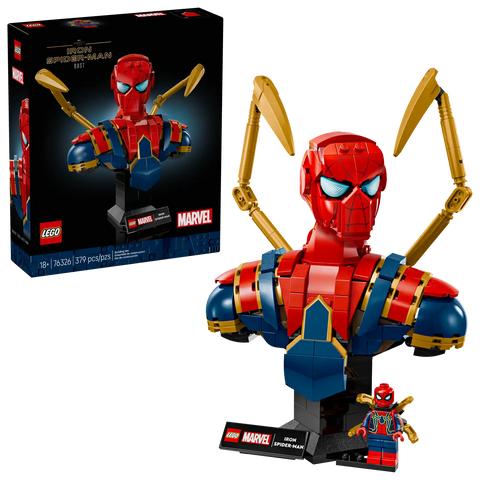 Lego Marvel Iron Spider-Man Bust 379pcs