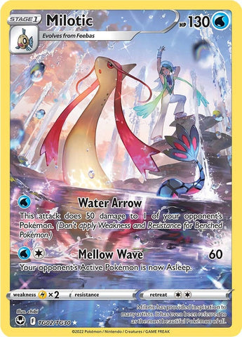 Milotic TG02/30 - SWSH12 Silver Tempest Trainer Gallery Holofoil