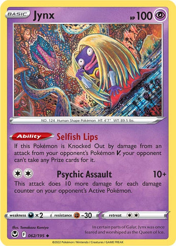 Jynx 62/195 - SWSH12 Silver Tempest