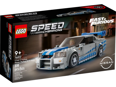 Lego Speed Champions 2 Fast 2 Furious Nissan Skyline GT-R 319pcs