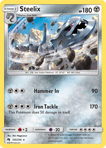 Steelix 125/214 - SM  Lost Thunder