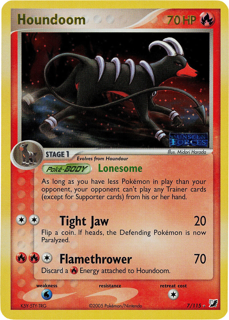 Houndoom/115 - Unseen Forces Reverse Holofoil