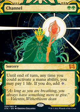 Channel (Foil Etched) (STA-050) - Strixhaven Mystical Archive (Borderless) Foil