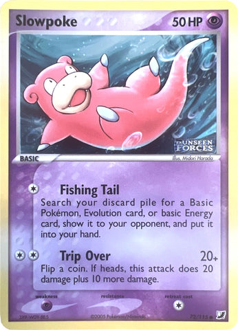 Slowpoke 72/115 - Unseen Forces Reverse Holofoil