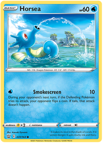 Horsea 31/163 - SWSH05 Battle Styles