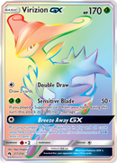 Virizion GX (Secret)/214 - SM  Lost Thunder Holofoil