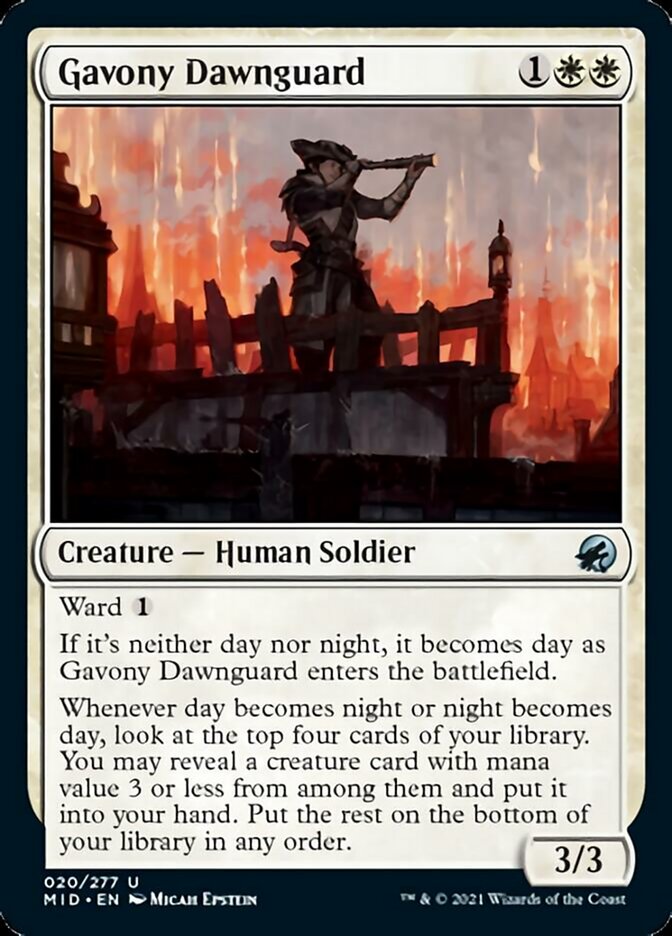 Gavony Dawnguard (MID-020) - Innistrad: Midnight Hunt