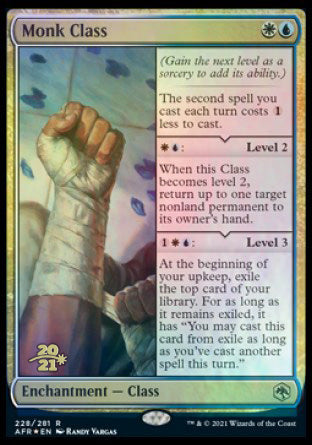 Monk Class (PRE-228) - Adventures in the Forgotten Realms Promos Foil