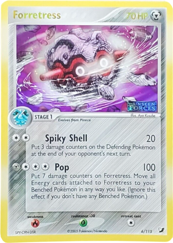 Forretress/115 - Unseen Forces Reverse Holofoil