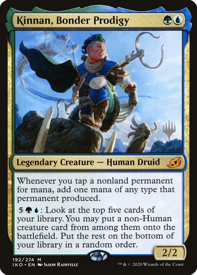 Kinnan, Bonder Prodigy (PPIKO-192) - Ikoria: Lair of Behemoths Promos