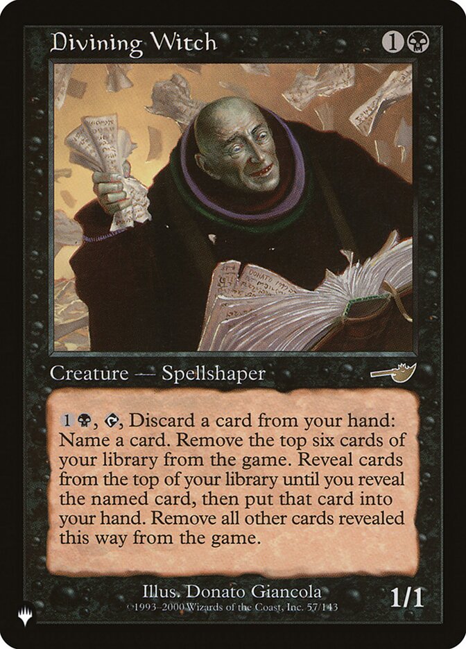 Divining Witch (LIST-57/143) - The List