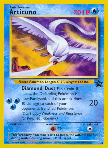Articuno (22) 22/53 - WoTC Promo