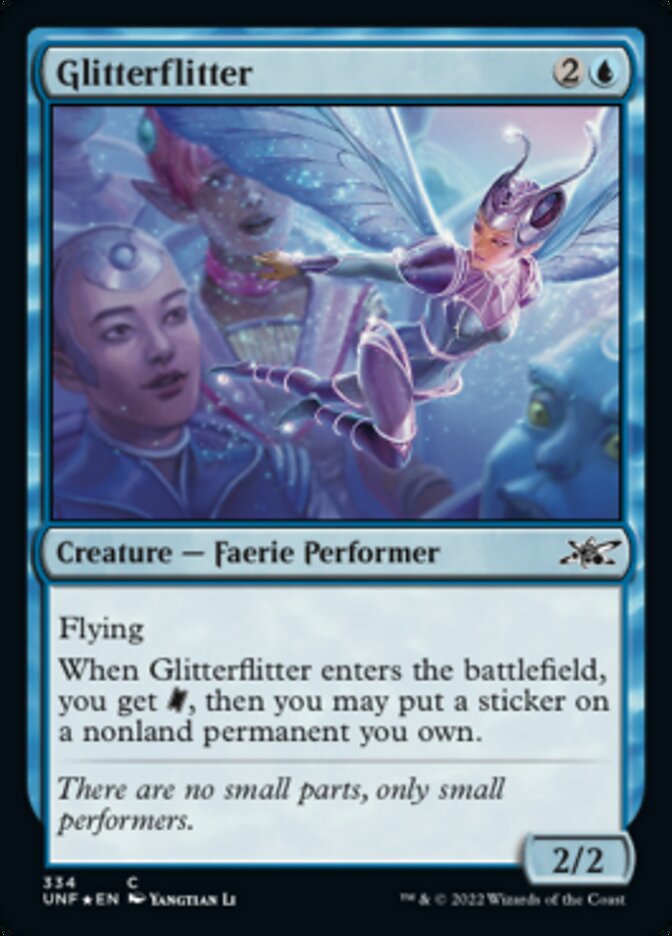 Glitterflitter (Galaxy Foil) (UNF-334) - Unfinity Foil