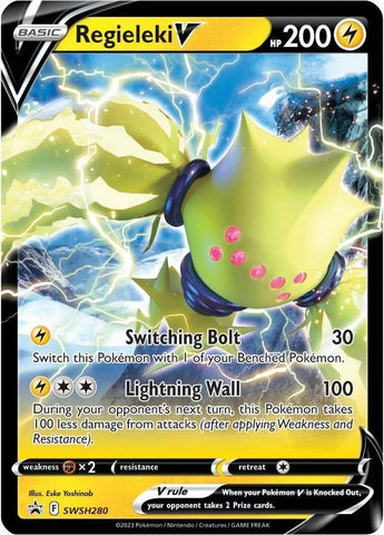 Regieleki V - SWSH280 SWSH280/307 - SWSH Sword & Shield Promo Cards Holofoil