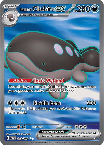 Paldean Clodsire ex - 244/193 244 - SV02 Paldea Evolved Holofoil
