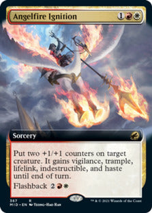 Angelfire Ignition (Extended Art) (MID-367) - Innistrad: Midnight Hunt: (Extended Art)