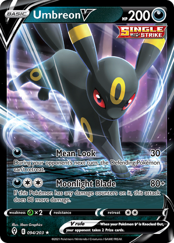 Umbreon V - 094/203 (Non-Holo) 94 - Deck Exclusives