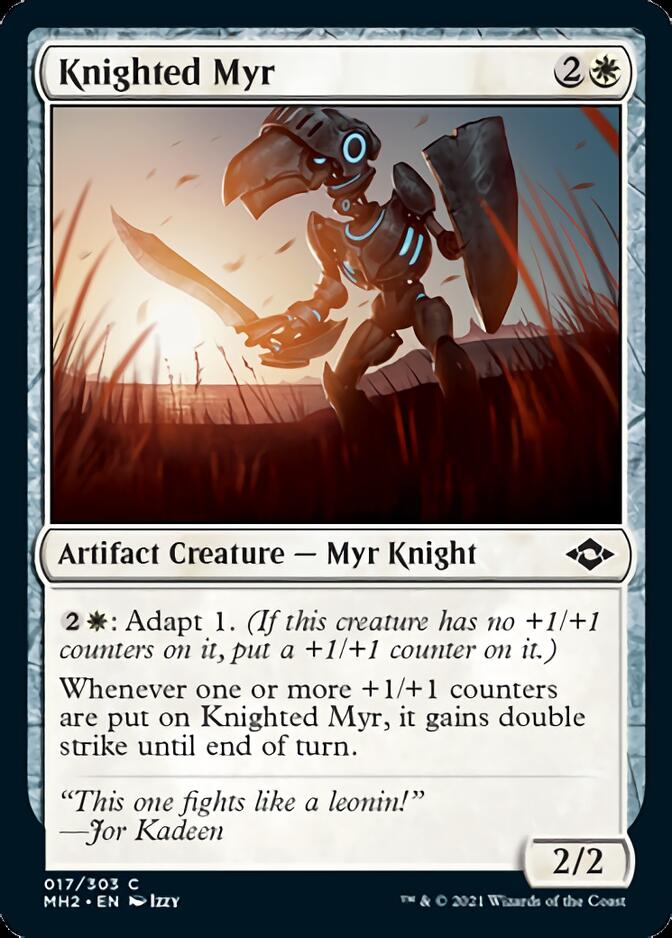 Knighted Myr (MH2-017) - Modern Horizons 2