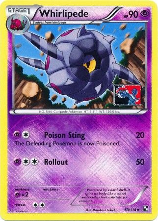 Whirlipede - 53/114 (League Promo) 53 - League & Championship Cards Reverse Holofoil