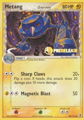 Metang (Delta Species) - 49/113 (Prerelease) - Nintendo Promos