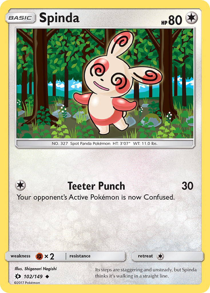 Spinda 102/149 - SM Base Set
