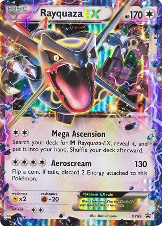 Rayquaza EX - XY69 - Jumbo Cards Holofoil