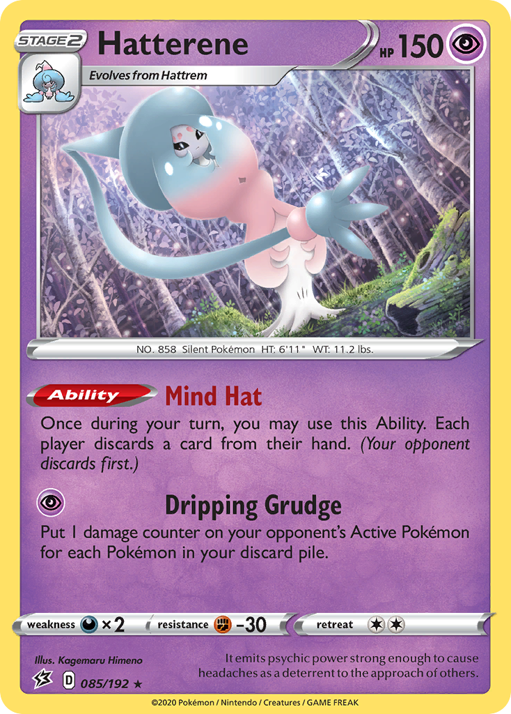 Hatterene 85/192 - SWSH02 Rebel Clash Holofoil