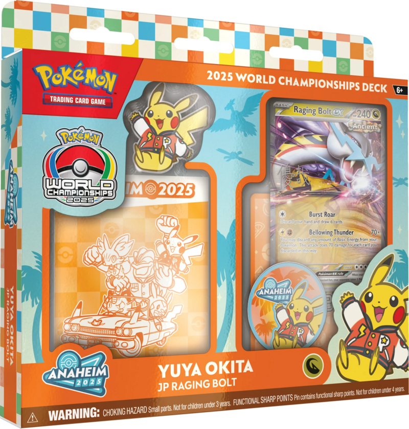 Pokemon World Championships Deck 2025 JP Raging Bolt