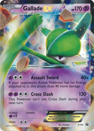 Gallade EX - XY45 (XY Black Star Promo) - Jumbo Cards Holofoil