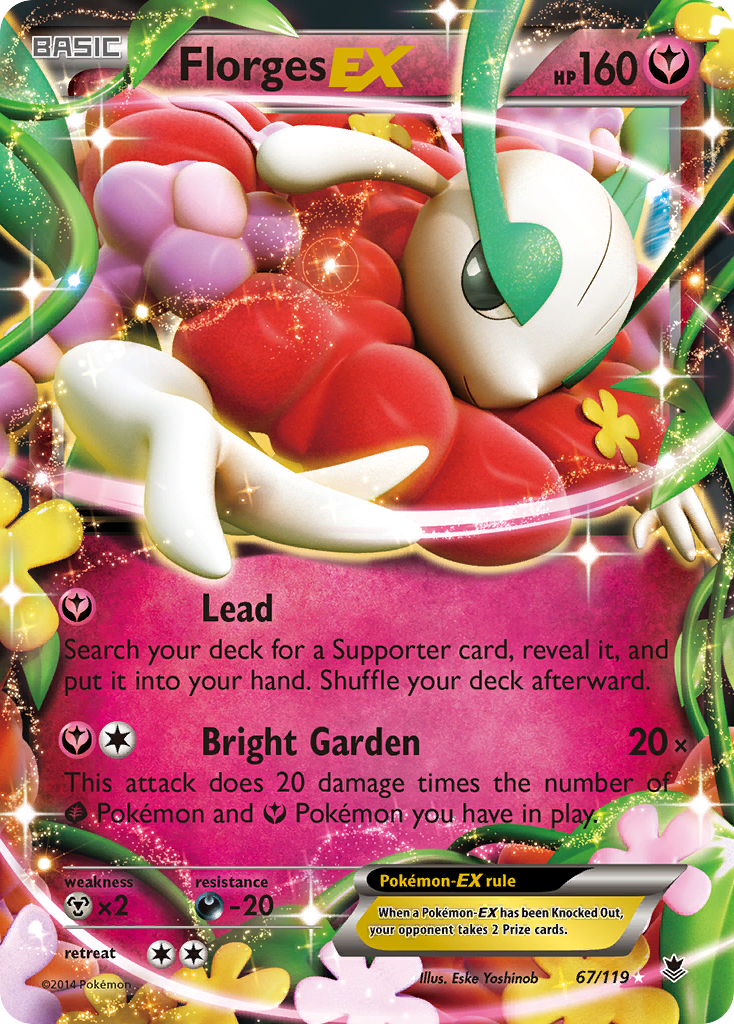 Florges EX 67/119 - XY  Phantom Forces Holofoil