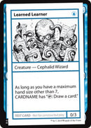 Learned Learner (No PW Symbol) (CMB1-) - Mystery Booster Playtest Cards 2021