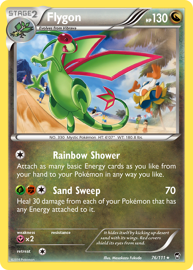 Flygon 76/111 - XY  Furious Fists