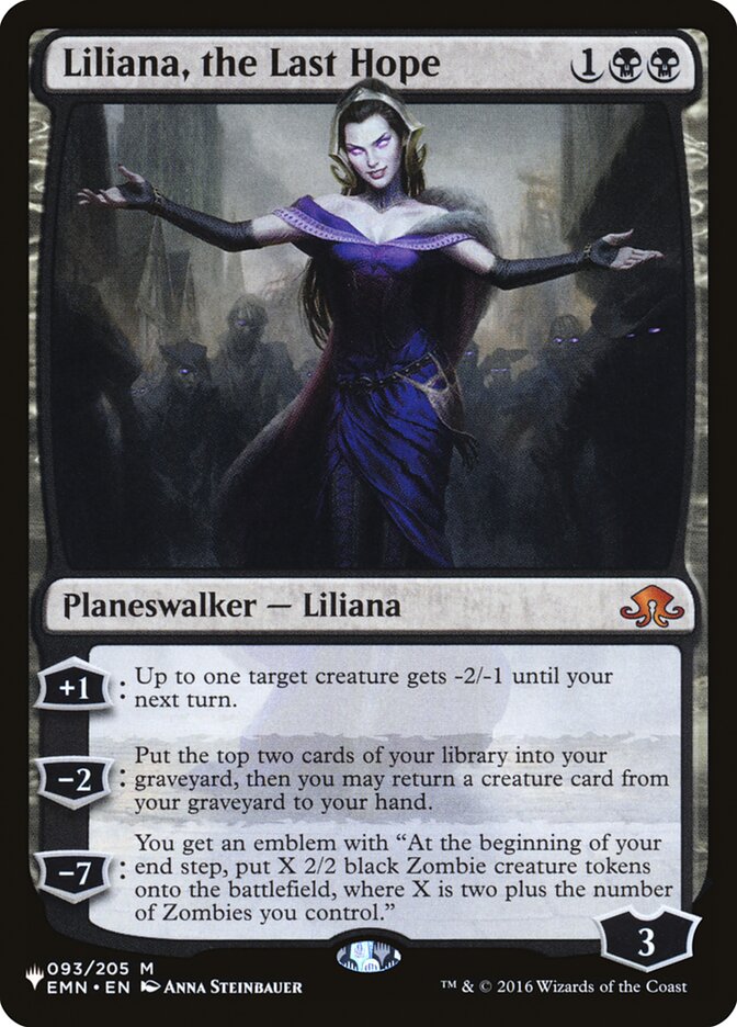 Liliana, the Last Hope (LIST-093/205) - The List