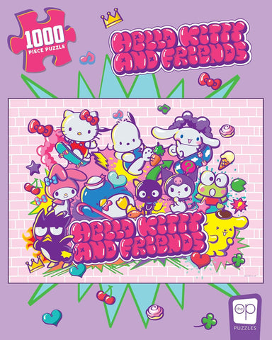 Hello Kitty and Friends 1000Pc Puzzle Tokyo Skate