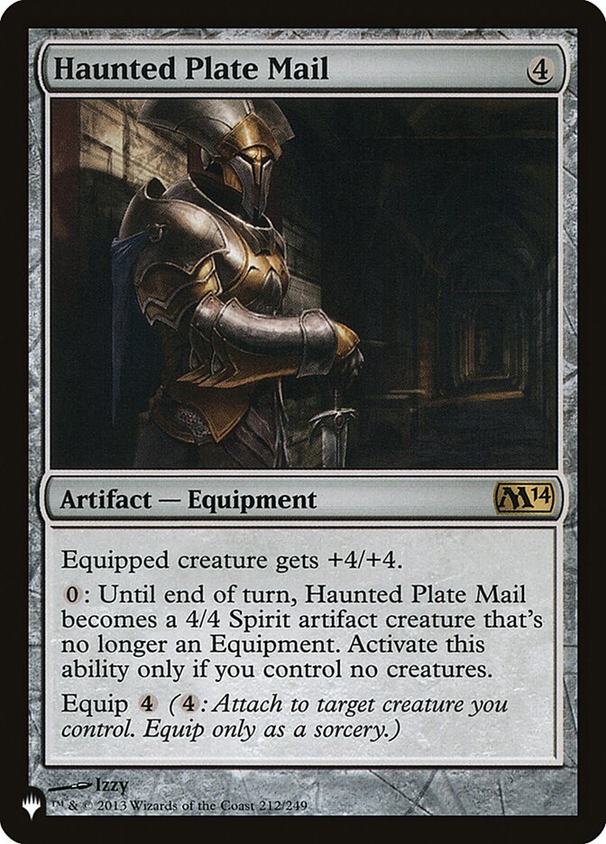 Haunted Plate Mail (LIST-212/249) - The List