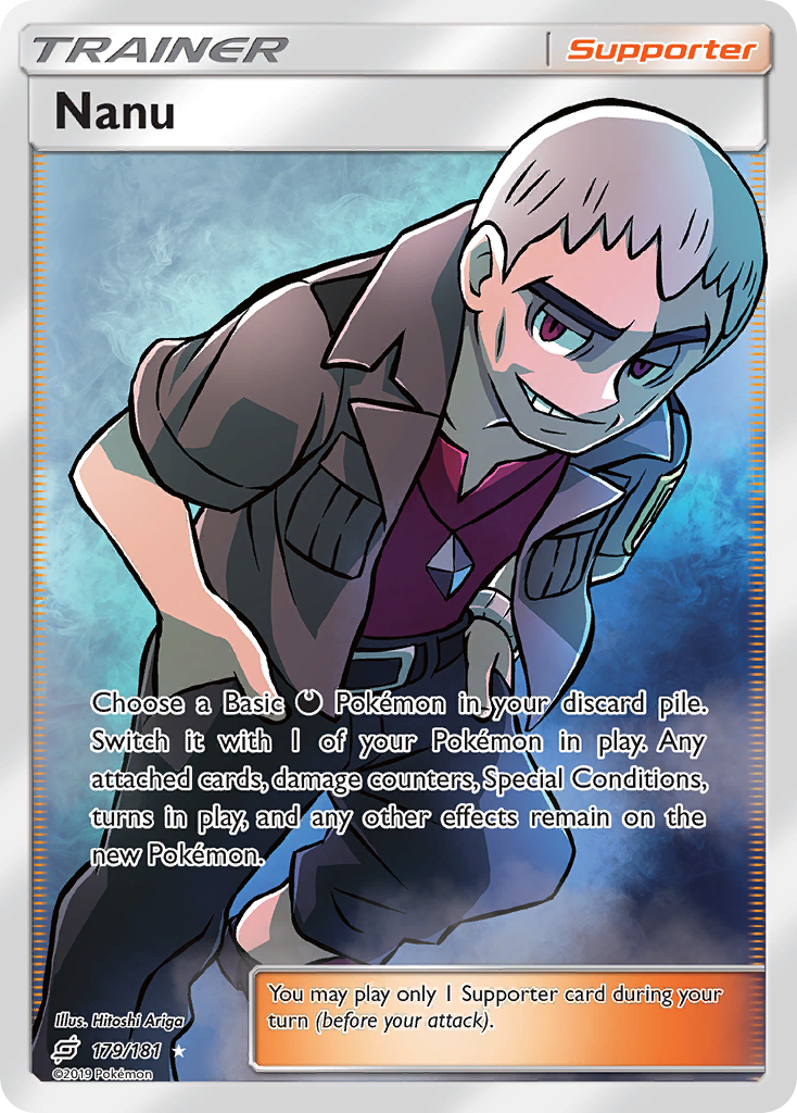 Nanu (Full Art)/181 - SM  Team Up Holofoil