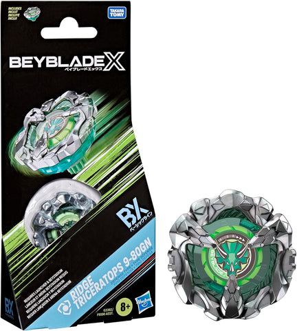 Beyblade X Ridge Triceratops 9-80GN Booster Pack Set