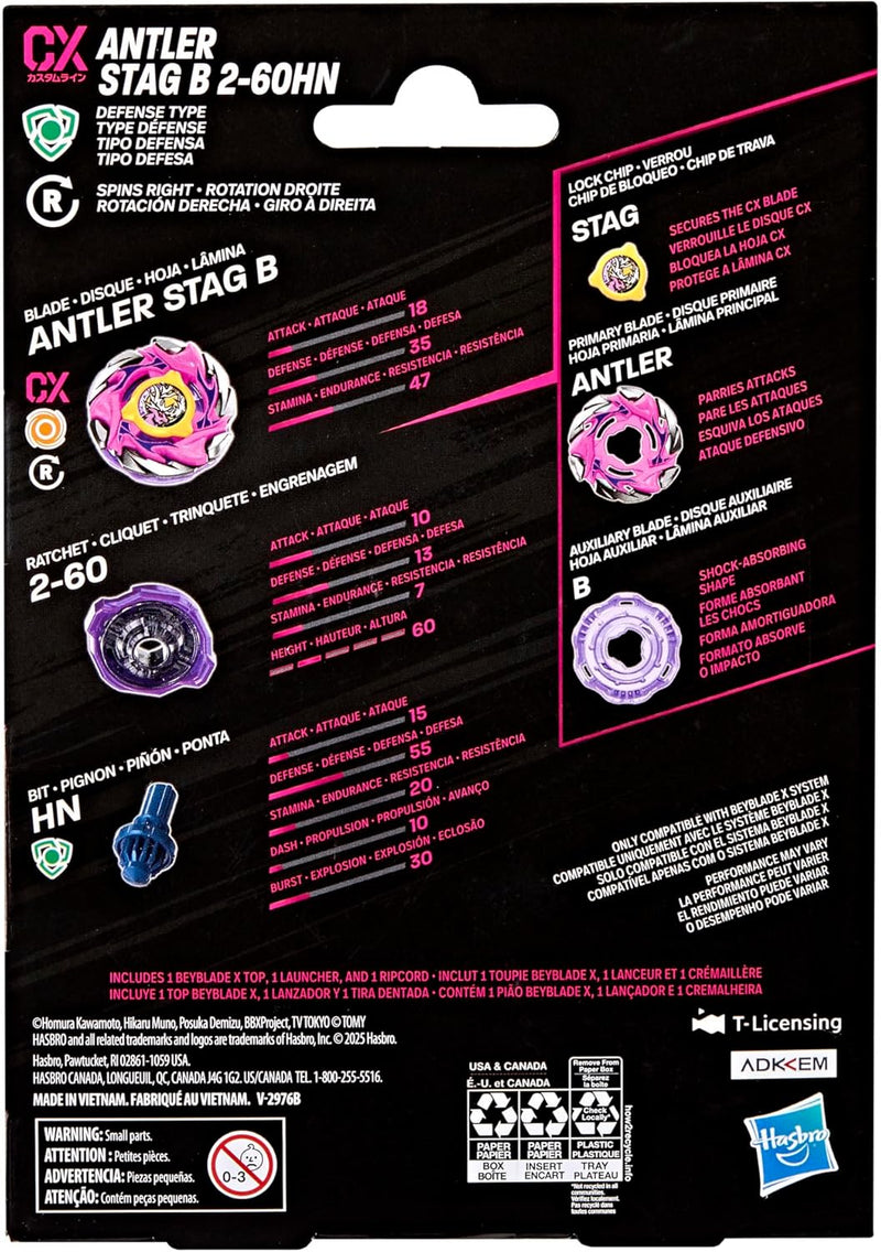 Beyblade X Antler Stag B 2-60HN Starter Pack