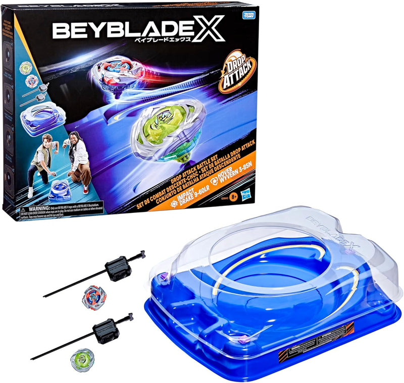 Beyblade X Impact Drake 9-60LR & Hover Wyvern 3-85N Drop Attack Battle Set