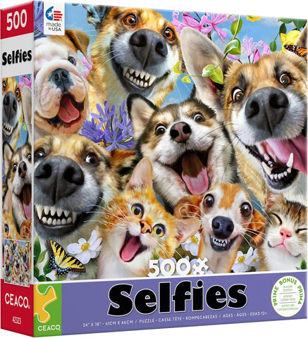 Pets Selfie 500Pc Puzzle