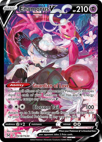 Enamorus V TG18/30 - SWSH11 Lost Origin Trainer Gallery Holofoil