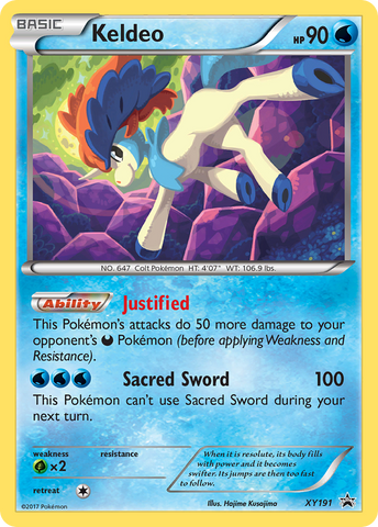 Keldeo - XY191 XY191/211 - XY Promos Holofoil