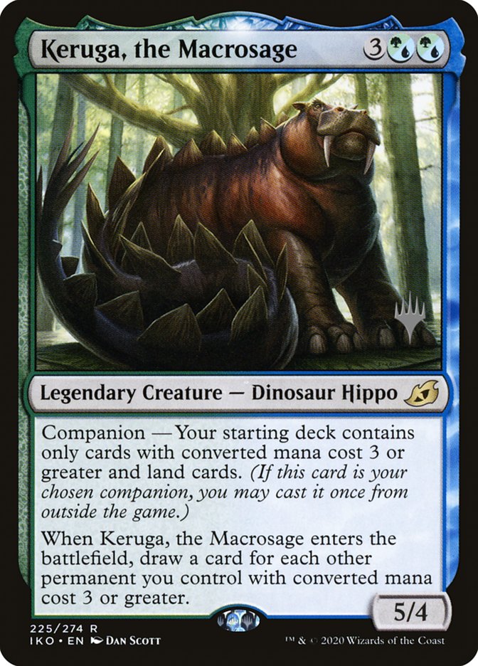 Keruga, the Macrosage (PPIKO-225) - Ikoria: Lair of Behemoths Promos: (companion)