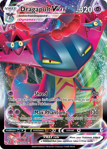 Dragapult VMAX 93/192 - SWSH02 Rebel Clash Holofoil