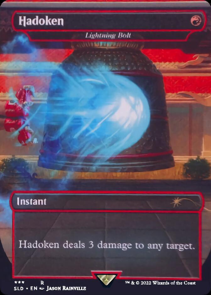 Hadoken - Lightning Bolt (SLD-675) - Secret Lair Drop / Hadoken (Borderless)